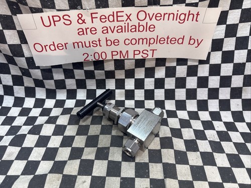 SWAGELOK SS-12NRS8, SS12NRS8, Union Bonnet Needle Valve 1/2", SHIPSAMEDAY#118W1 - Picture 6 of 7
