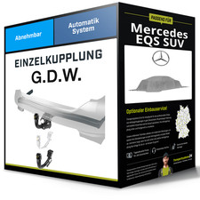 Abnehmbare Anhängerkupplung für MERCEDES EQS SUV 10.2022-jetzt Typ X296 G.D.W.
