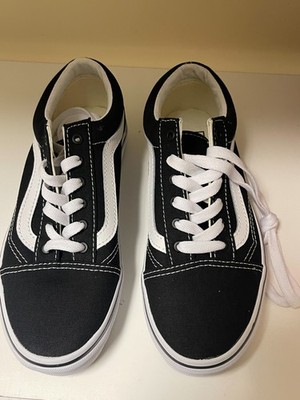 VANS Old Skool Athletic Skateboard Sneaker Unisex M4.5/W6 Black VN000ZDF1WX S263