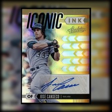 2020 Jose Canseco Panini Absolute Baseball Iconic Ink Auto /10
