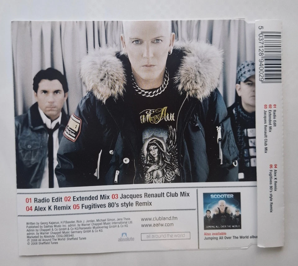 Scooter – Jumping All Over The World Maxi-CD CD-single 2008 Sheffield Tunes - Bild 2 von 4