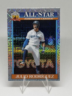 2026 Topps Series 2 Julio Rodriguez All Star Silver Pack Mojo Refractor 91ASC-32