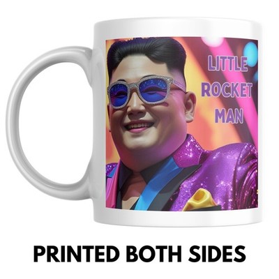 Kim Jong Un - Little Rocket Man 11oz Mug - North Korea Bad Taste Offensive Gifts