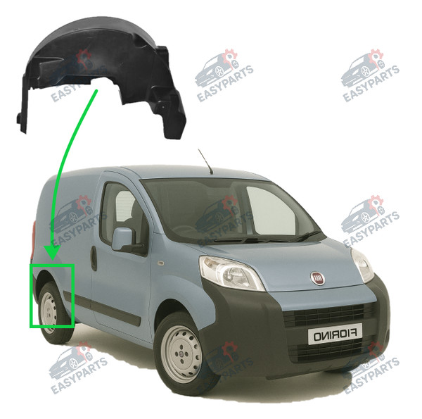Radlauf StoßStange Locaro Hinten Rechts FüR Fiat Fiorino Ab 2007-image