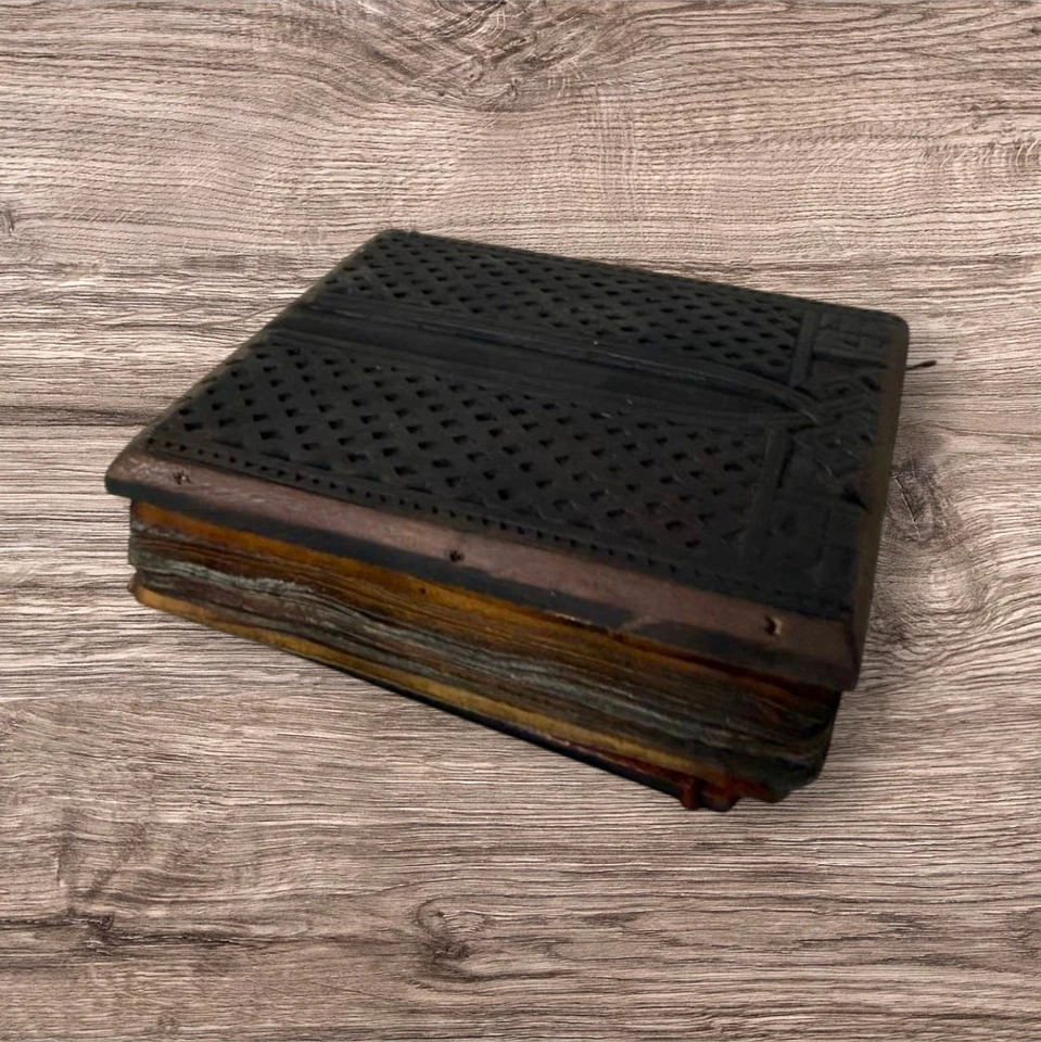 Rare Antique Ethiopian Bible Manuscript | Handwritten 120 Pages | Leather Bible - Image 3 of 4