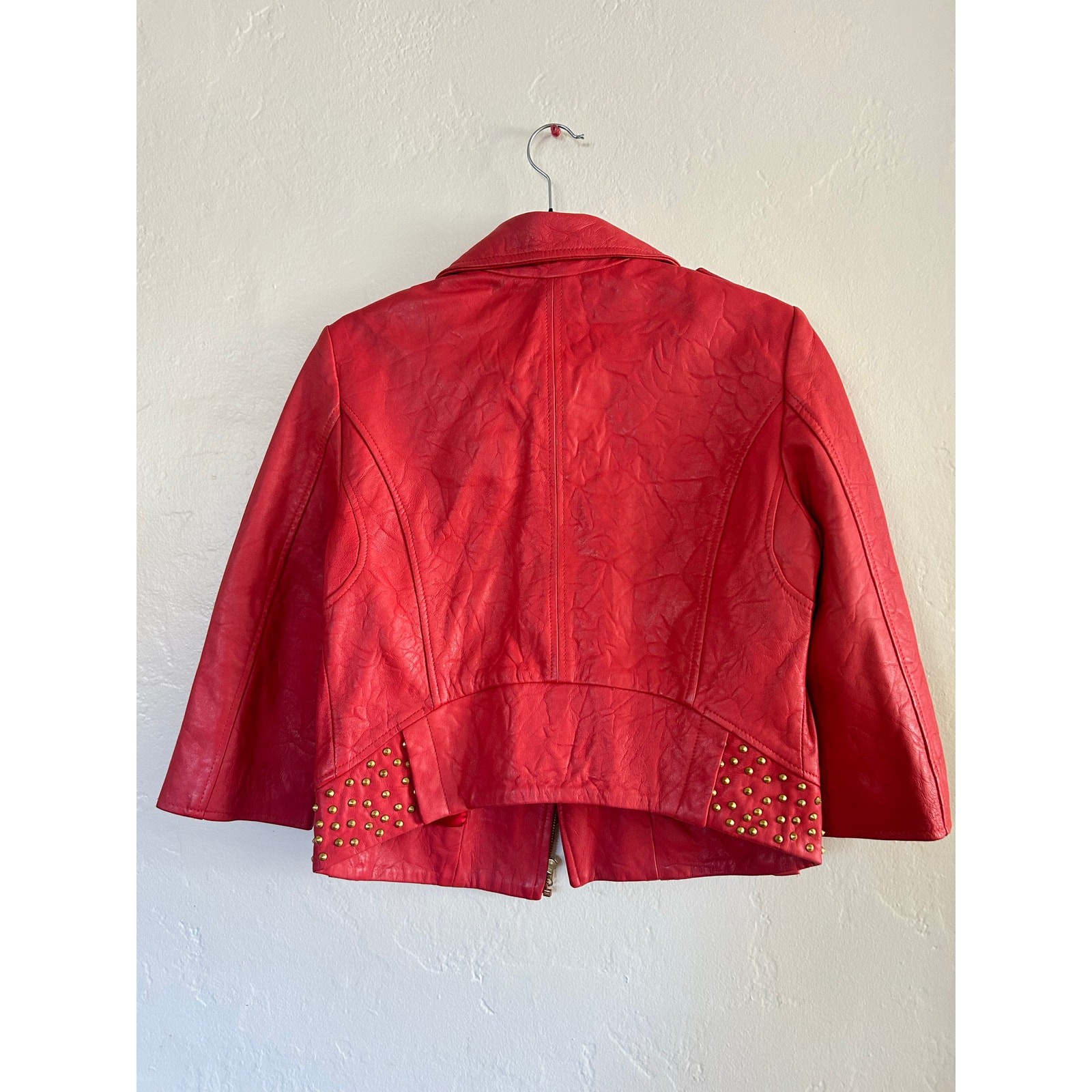 Guess Red Leather Jacket - image 6