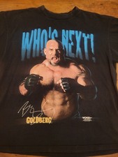 Vintage 1998 Goldberg  Who  s Next  Wrestling WCW T-Shirt Size XL