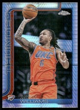 2025-26 Topps Chrome #105 Jaylin Williams Pulsar Refractor