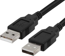 USB to USB Cable 3 Feet A-Type USB Male to Male Cord Printer Hard Drive Modems