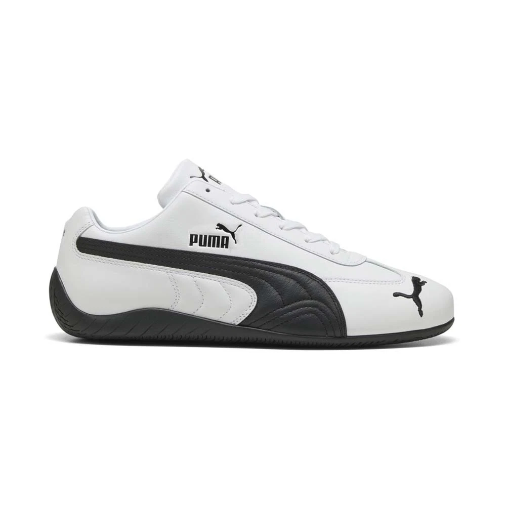 PUMA Speedcat Leather Lace Up Mens White Sneakers Casual Shoes 40160302