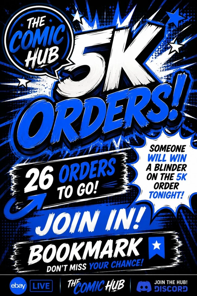 5k order bonanza!!! only 26 orders!! Some ones in for a right treat!!