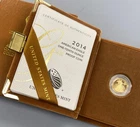 2014 W US 1/10th ozt Proof Gold $5 Eagle Coin w/ogp L24421