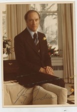 Pierre Trudeau Signed Photo Former Prime Minister of Canada
