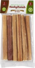 Rocky Ranch, 6" Dog Bully Sticks, Beef Flavor, 3.53 oz, 0.5 Ounce (Pack of 6) 