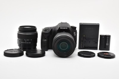 Sony Alpha 58 SLT A58 Double Zoom Lens Kit Excellent Condition Tested