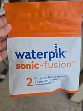 Waterpik Sonic-Fusion Replacement Flossing Brush Heads COMPACT WHITE Genuine