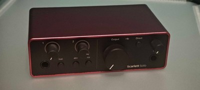 Focusrite Scarlett Solo 4th Gen Audio Interface
