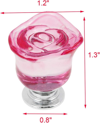 Geesatis 10 Pcs Pink Crystal Drawer Knobs Cabinet Pulls Handles Knobs for  Home K | eBay
