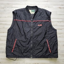 Vintage Thinsulate Insulated Coca Cola Delivery Worker Vest Size XL