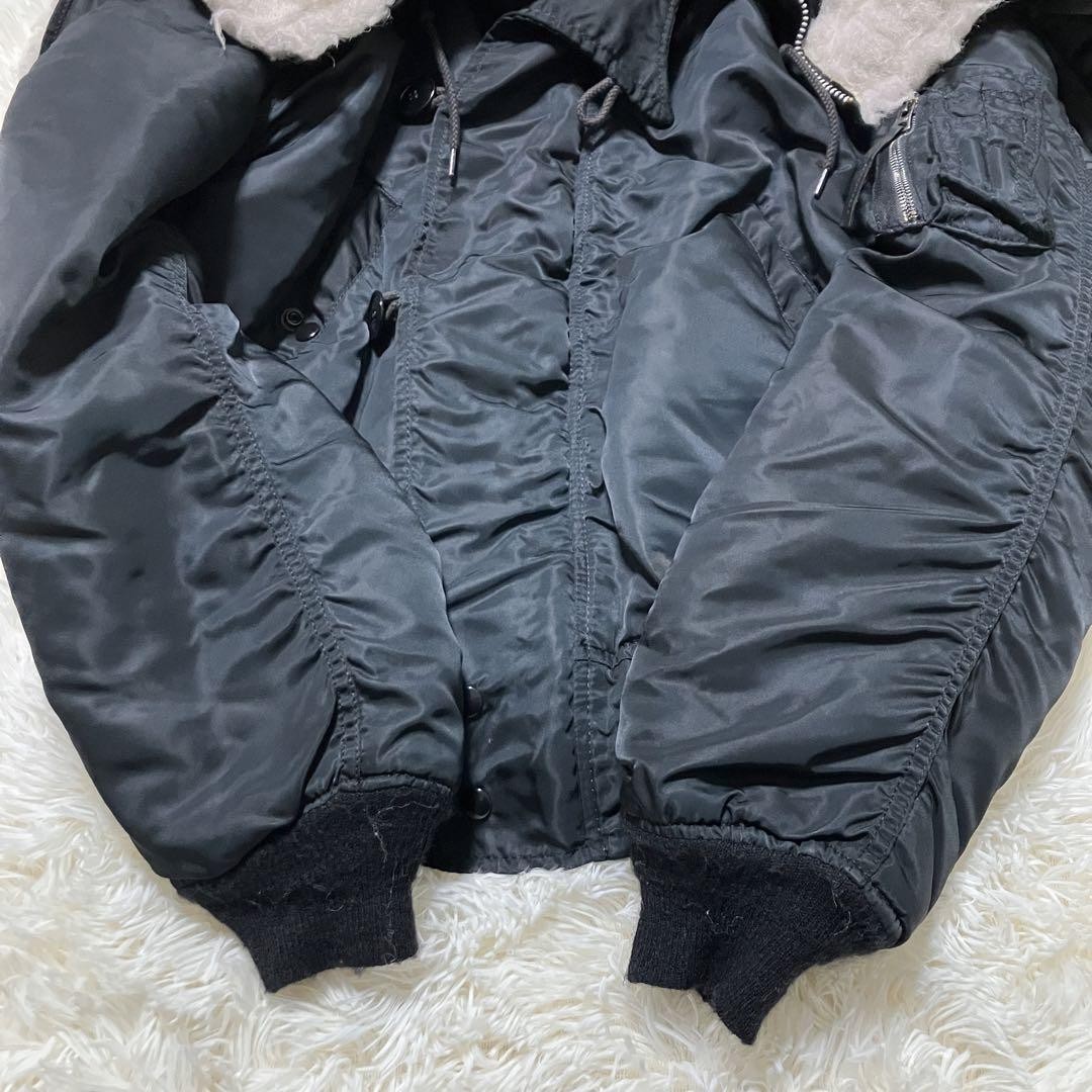 Rare Color Made In Usa 80S Alpha Industries N-2B Black M | eBay