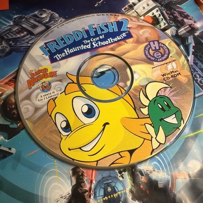 Freddi Fish 2 The Case of The Haunted Schoolhouse (PC/Mac, CD-ROM) - DISC ONLY
