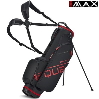 BIG MAX 2026 AQUA SEVEN H LEICHTE GOLF-TRAGESTÄNDERTASCHE - SCHWARZ / ROT