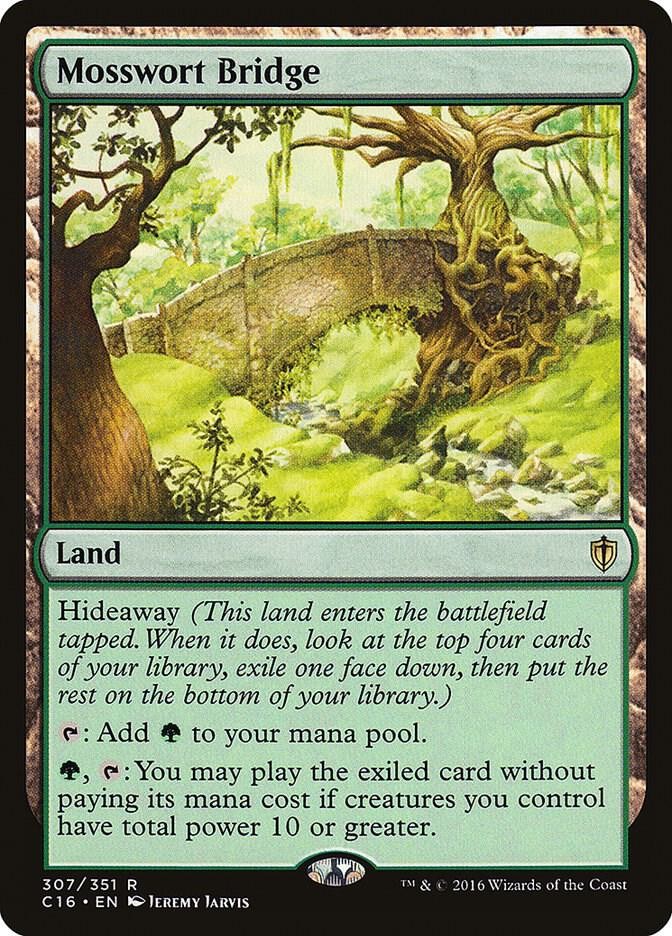 Mosswort Bridge 307 Rare Commander 2016 Magic: The Gathering Near Mint
