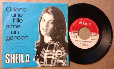 SHEILA / vinyle SP 2 titres - import Belge - Photo 1/2
