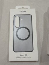 GENUINE Samsung Galaxy S26 Rugged Magnet Case EF-RS942 Gray Black SEALED NEW