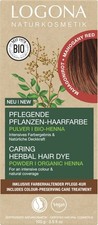 Logona Pflegende Pflanzenhaarfarbe Henna Pulver Mahagonirot vegan 100 g
