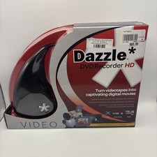 PINNACLE DAZZLE DVD RECORDER HD TURN VIDEO TAPES INTO DIGITAL MOVIES VHS Hi8 V8