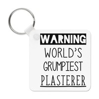 Warning World's Grumpiest Gipser SchlüSselanhäNger Awesome Best Lustig