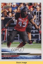 2025 Upper Deck CFL Gold Davion Taylor #54 READ 04vd