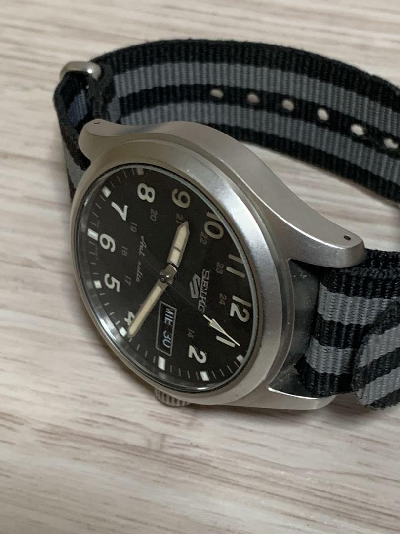 SEIKO 4R36 10A0 SEIKO 5 Sports Automatic Watch Black Dial