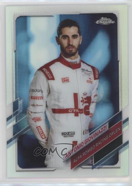 2021 Topps Chrome Formula 1 F1 Racers Refractor Antonio Giovinazzi #16 1u6
