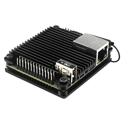 Aluminum + Acrylic Cooling Shell Passive Heatsink Case For Orange Pi Zero 2 E