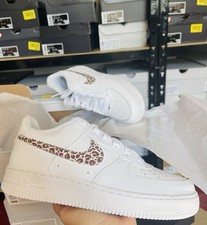 Nike Air Force 1 GS CH White Black Leopard Swoosh Neu In OVP 37,5