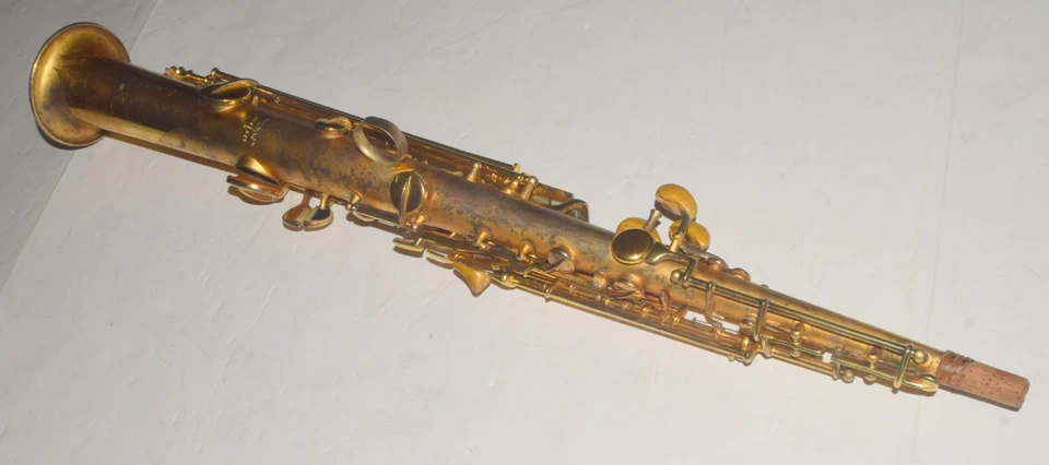 Saxo soprano Conn 1925 chapado en oro nuevo Wonder II - envío gratuito a EE. UU. Foto 4 de 4