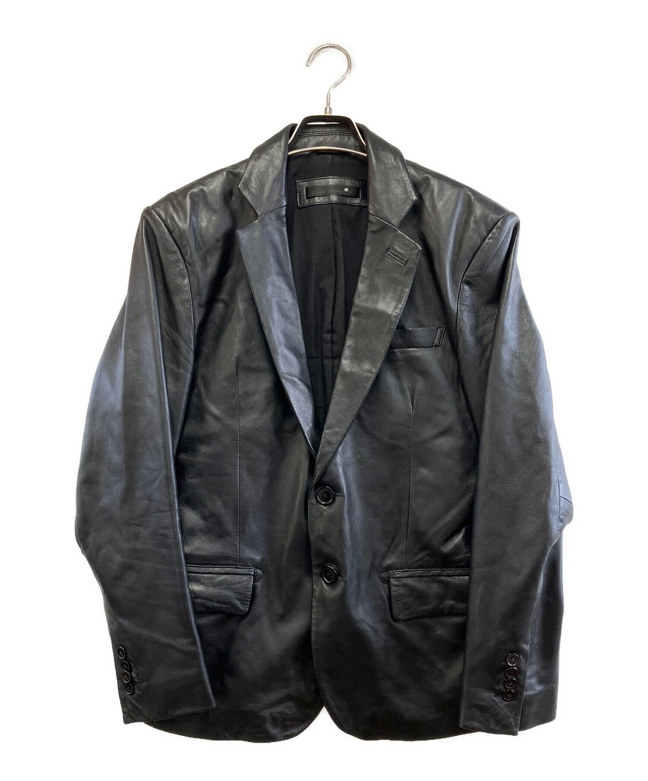 Liugoo Leathers Leather Jacket Men's Size L Black - product detail image 1