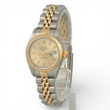 1993 Rolex DateJust 6917 26mm Cmampagne Steel & 18k Gold Ladies JUBILEE Watch 2