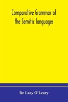 Comparative Grammar Of The Semitic Languages De Lacy O'leary Taschenbuch 2020