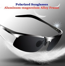 Aluminum HD Polarized Photochromic Sunglasses Men UV400 Driving Sports Glasses 12
