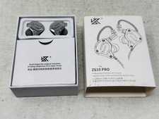 KZ ZS10 Pro, Linsoul 4BA 1DD 5 Driver in-Ear HiFi Earphones No Mic - Open Box