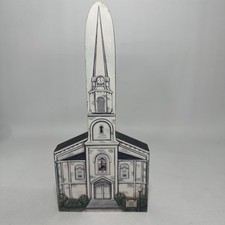 Brandywine Castaño Calle Bautista Iglesia Madera Estante Cuidador 9” Algunos Daños