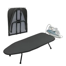 Tabletop Ironing Board, Foldable Ironing Board Small Iron Board with Iron Res...