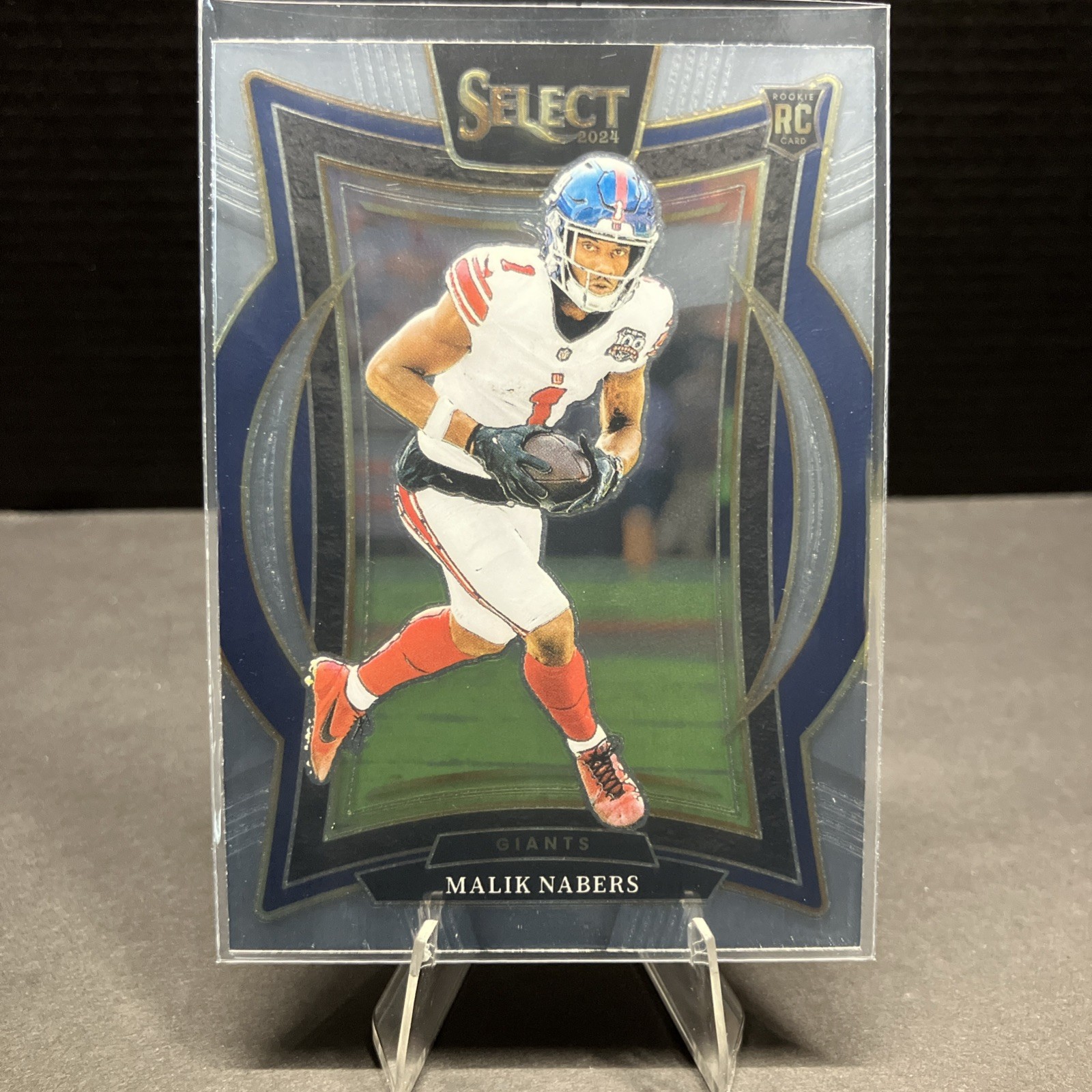 2024 Panini Select - Concourse Malik Nabers #29 Silver Prizm (RC)