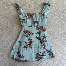 Lulus Dress XS Floral Mini Ruffle Cottagecore Sundress Summer Babydoll feminine