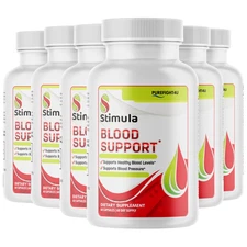 Stimula Blood Support Supplement for Healthy Blood Pressure - 6 Bottles