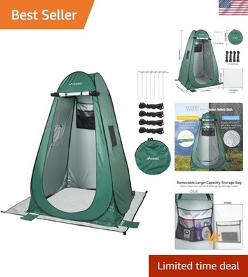 Versatile Pop-Up Dressing Tent 75  - Perfect for Camping & Outdoor Activities