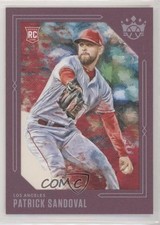 2020 Panini Diamond Kings Plum Frame Patrick Sandoval #60 v6p